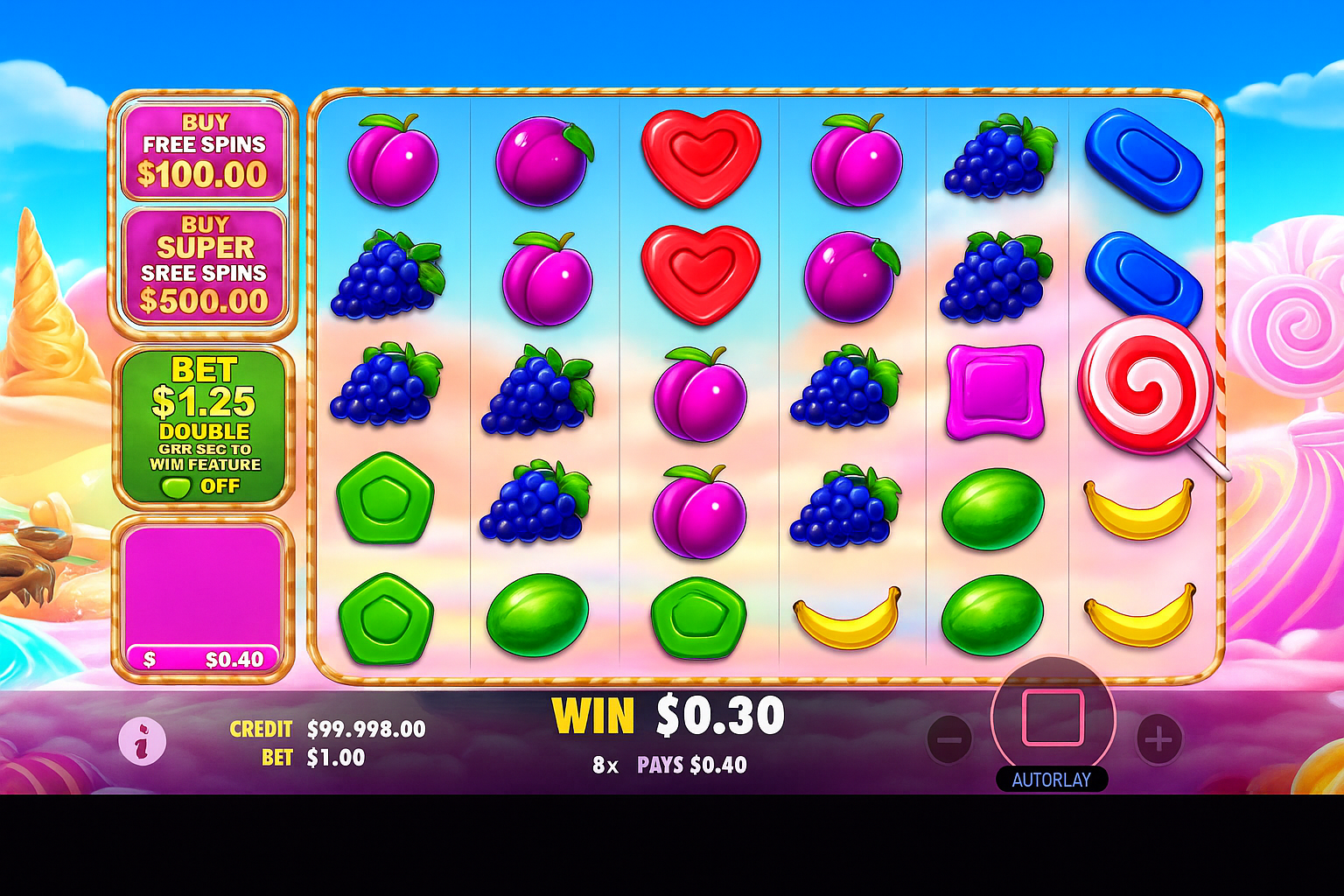 Sweet Bonanza 1000 gameplay